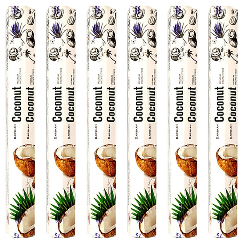 عود دارشان مدل نارگیل کد 06 مجموعه 6 عددی