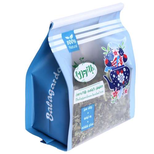 دمنوش گياهى مخلوط چاى سبز و به ليمو و نعناع فلفلى - ١٢٠ گرم