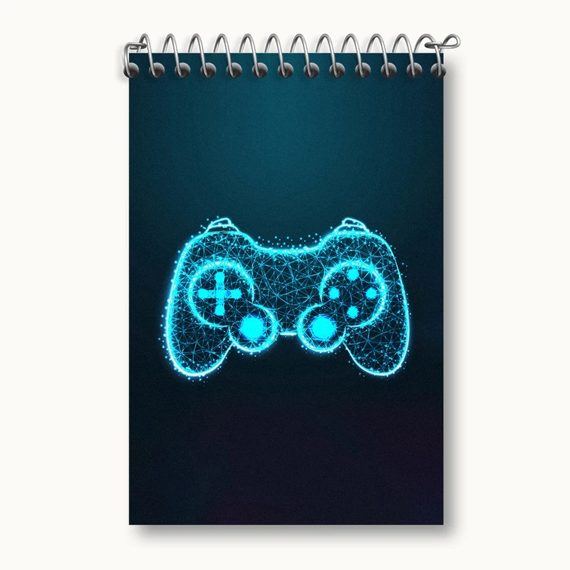 دفتر یادداشت 50 برگ خندالو مدل Game کد F2394