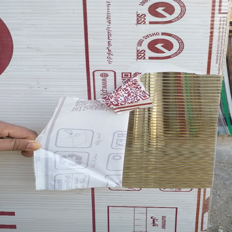 عایق پلی کربنات مدل boronz کد 6ml طول 6 متر