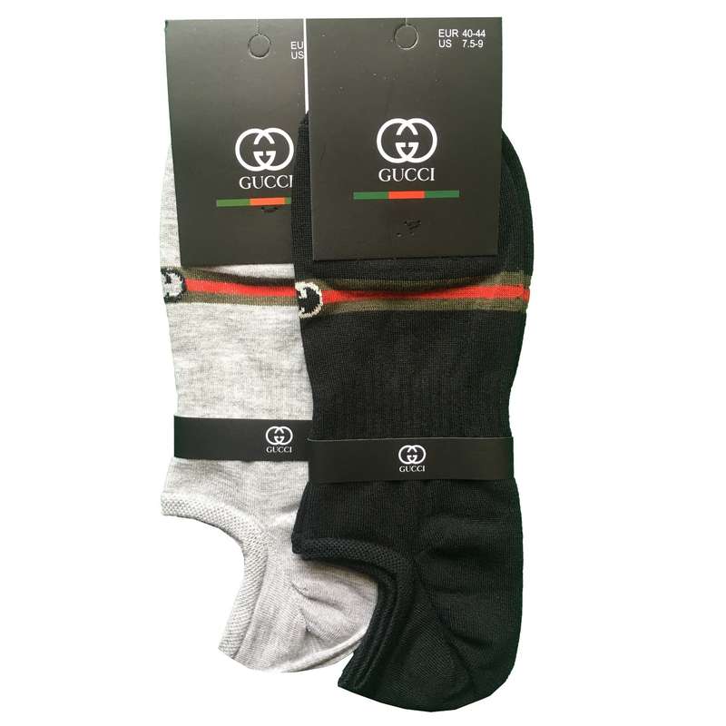 جوراب مردانه مدل زیرقوزکی کد GU-401507-102 مجموعه 2 عددی