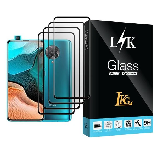 محافظ صفحه نمایش ال کا جی مدل LK Glass MIX004 مناسب برای گوشی موبایل شیائومی Redmi K30 Pro بسته چهار عددی