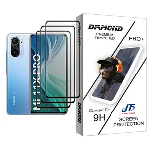 JF Diamond Glass MIX003 Screen Protector For Xiaomi Mi 11X Pro Pack Of 3