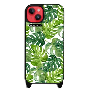 AKAM AMCWLA15PLUS-LEAVES12 Cover For Apple iPhone 15 Plus