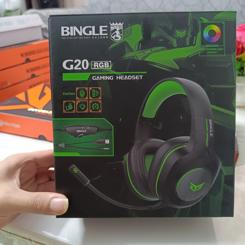هدست گیمینگ بینگل مدل G20 RGB