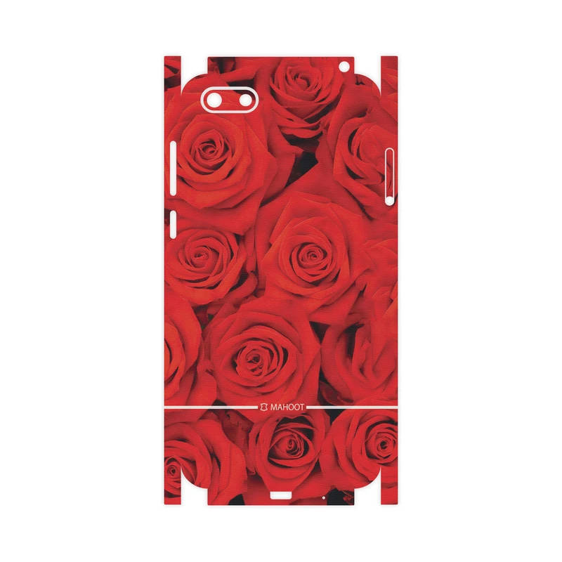 برچسب پوششی ماهوت مدل Red-Flower-FullSkin مناسب برای گوشی موبایل هوآوی Y5 Prime 2018