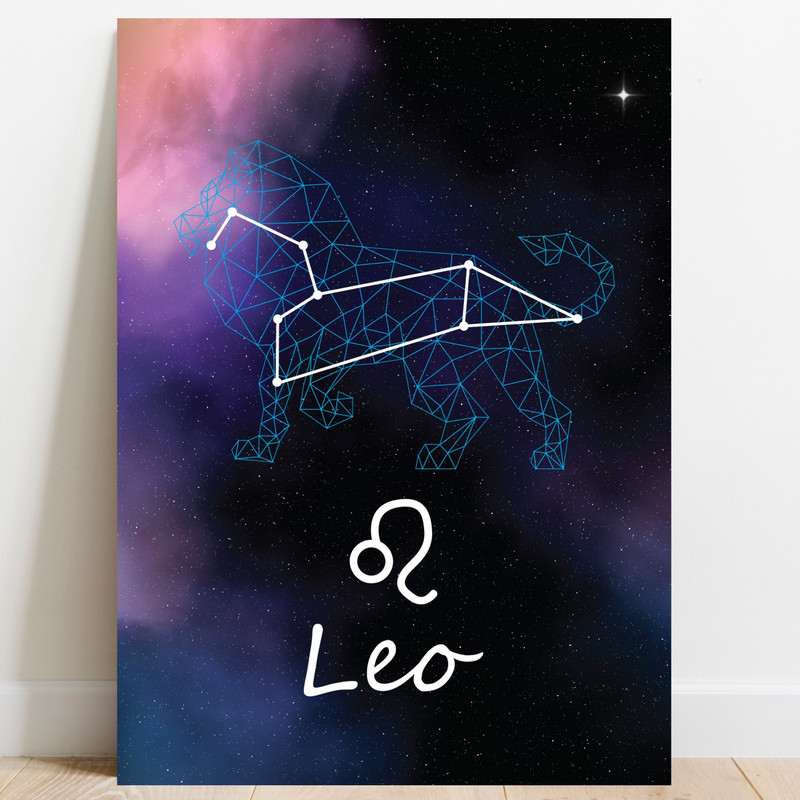 تابلو شاسی پارادایز طرح صورت فلکی ماه مرداد (leo لئو) مدل 005