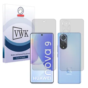 VWK Tough model matte screen protector suitable for Huawei nova 9 mobile phone along with the back protector