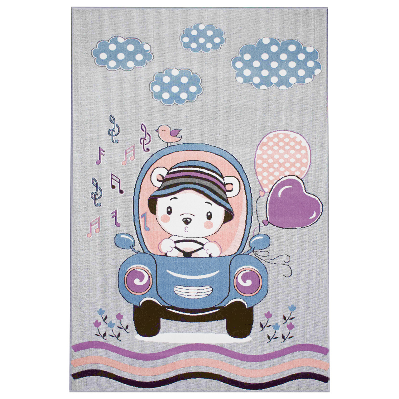 فرش ماشینی سهند کد XQ23.X0 زمینه نقره ای