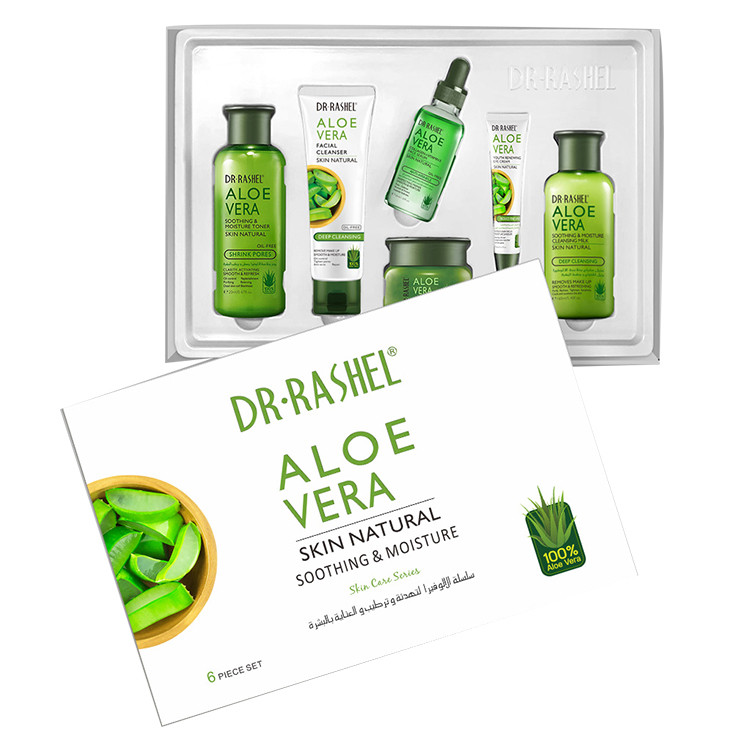 مجموعه مراقبت از پوست دکتر راشل مدل آلوئه ورا  بسته 6 عددی