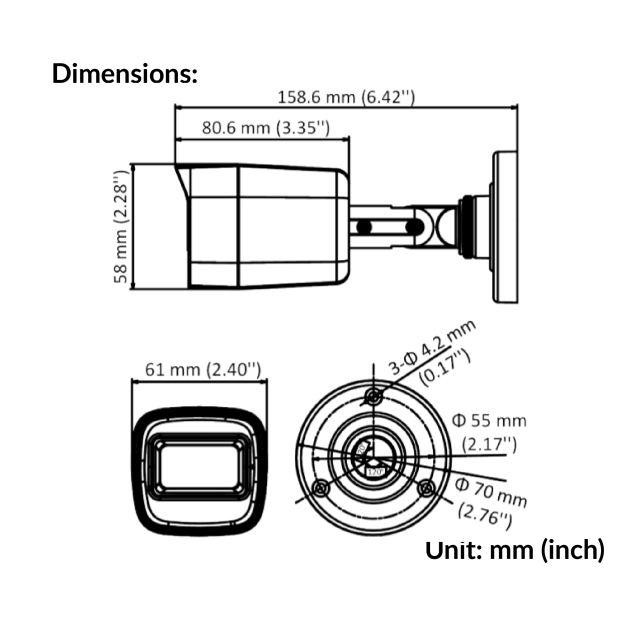 دوربین مداربسته آنالوگ هایک ویژن مدل DS-2CE16D0T-ITFS
