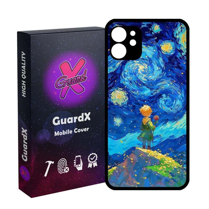 کاور گارد ایکس طرح شازده کوچولو مدل Glass10774 مناسب برای گوشی موبایل اپل iPhone 11