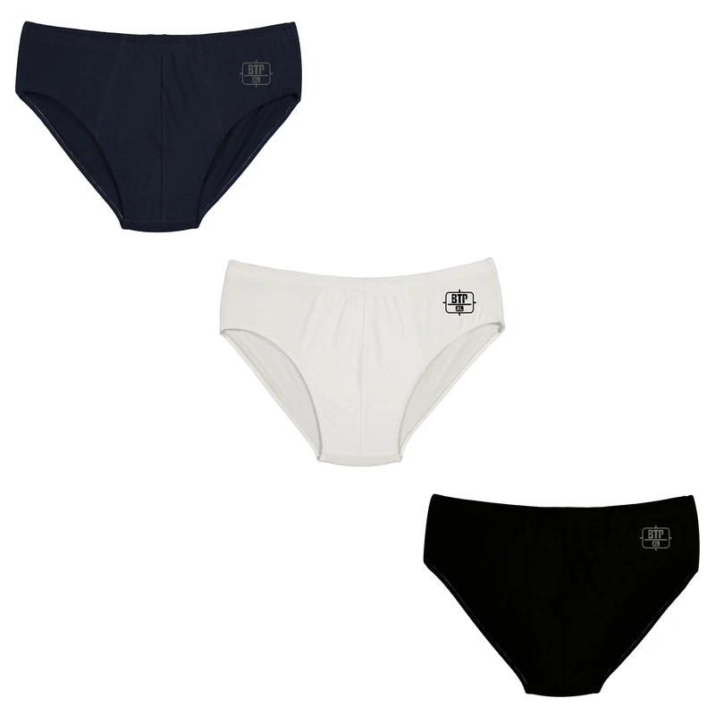 شورت اسلیپ مردانه برهان تن پوش مدل 1001-1 بسته سه عددی