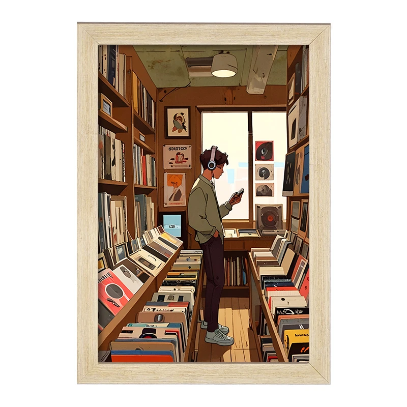 تابلو خندالو مدل به وقت موسیقی کد F4542