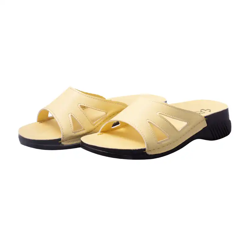 دمپایی زنانه آویده کد 214 رنگ زرد