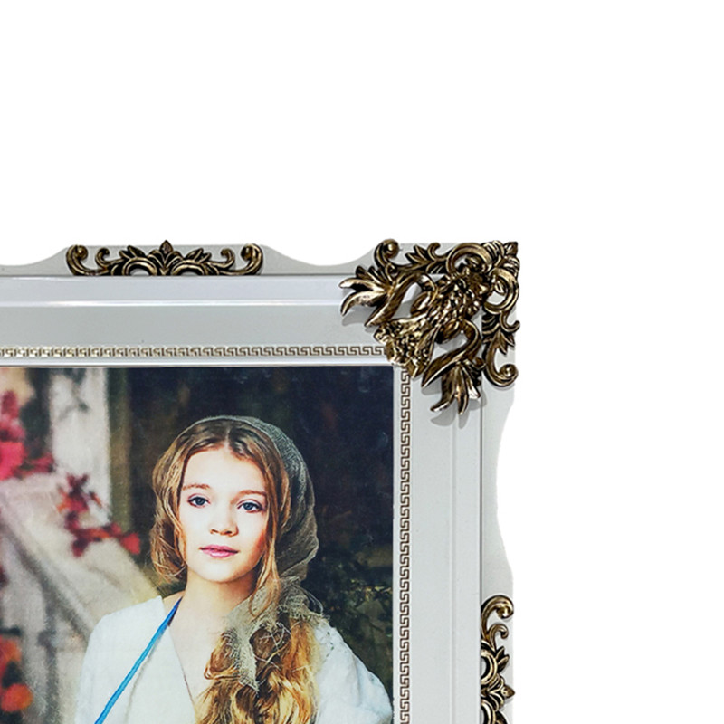 تابلو فرش ماشینی طرح دستبافت مدل دختر گل فروش کد 8419