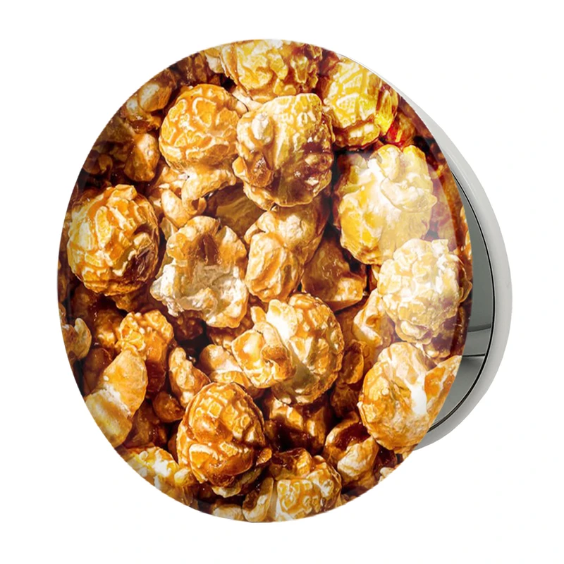 آینه جیبی خندالو طرح پترن خوراکی مدل تاشو کد 31118