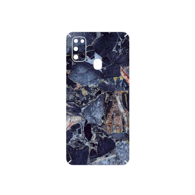 برچسب پوششی ماهوت مدل Broken black marble مناسب برای گوشی موبایل سامسونگ Galaxy M21