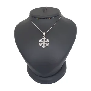 گردنبند نقره زنانه ترمه ۱ مدل برف کد smed 1050