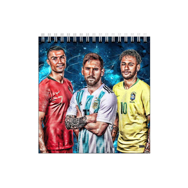 دفتر طراحی طرح نیمار و مسی و رونالدو کد 2515240