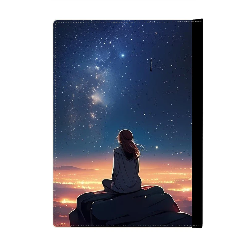 کلاسور پاد آفرین مدل دختر و آسمان زیبا کد 616