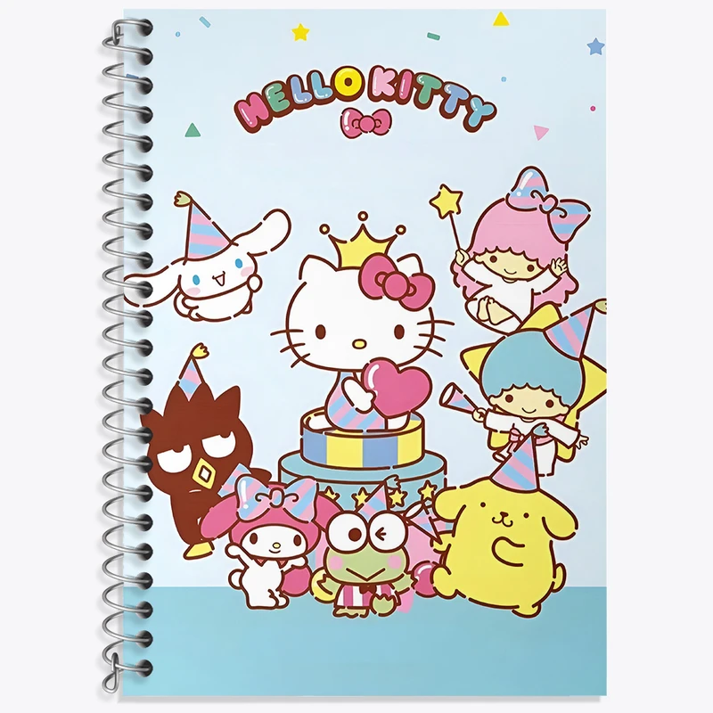 دفتر زبان 50 برگ خندالو مدل سه خط طرح هلو کیتی (Hello Kitty)  کد N3989