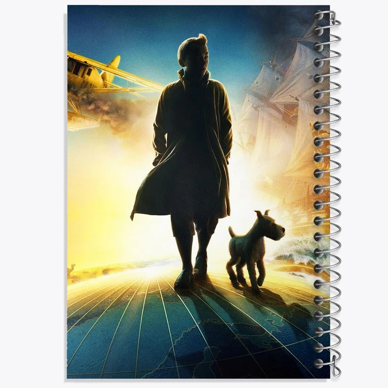 دفتر مشق 100 برگ خندالو طرح ماجراهای تن تن کد 27985