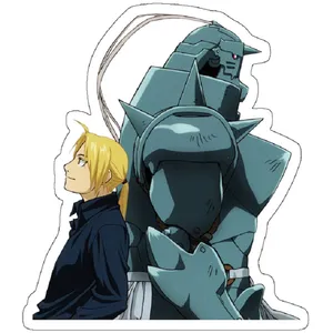 استیکر لپ تاپ مدل Edward Elric - Alphonse Elric