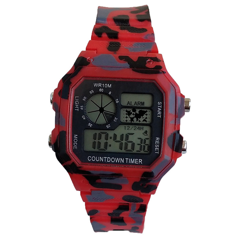 ساعت مچی دیجیتال پسرانه مدل اسپرت ارتشی کد 70