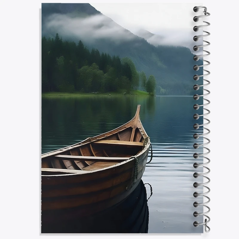 دفتر مشق 100 برگ خندالو طرح قایق کد F1376