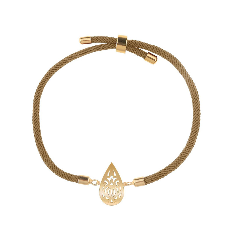 دستبند طلا 18 عیار زنانه مدوپد مدل اسلیمی کد D17-10671