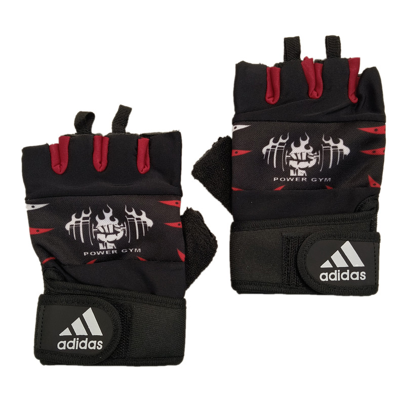 دستکش دوچرخه سواری مدل کف گریپ دار کد POWER GYM 01