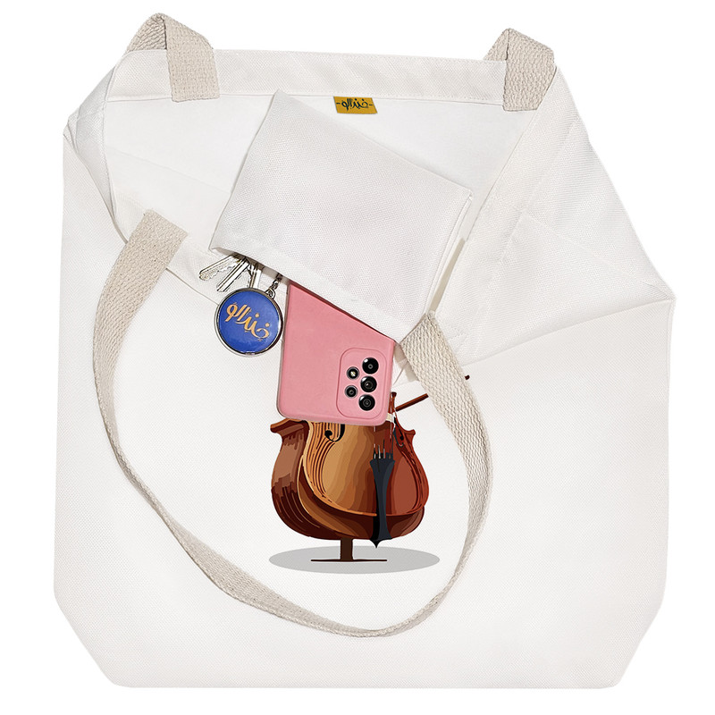 ساک خرید خندالو مدل ویولنسل کد H1630