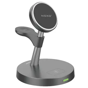 پایه نگهدارنده و شارژر بی سیم مغناطیسی نوکسو مدل WCHN-2