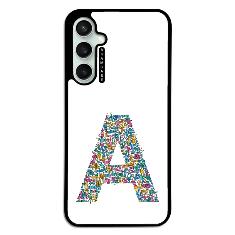 کاور آکام مدل AMC-WSGS23FE-ALPHADOODLEBET-1 مناسب برای گوشی موبایل سامسونگ Galaxy S23 FE