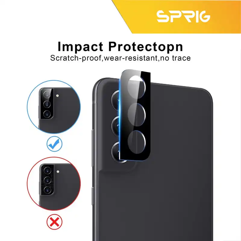 محافظ لنز دوربین اسپریگ مدل 3D-Privacy مناسب برای گوشی موبایل سامسونگ Galaxy S21 Fe 5G به همراه محافظ صفحه نمایش گوشی