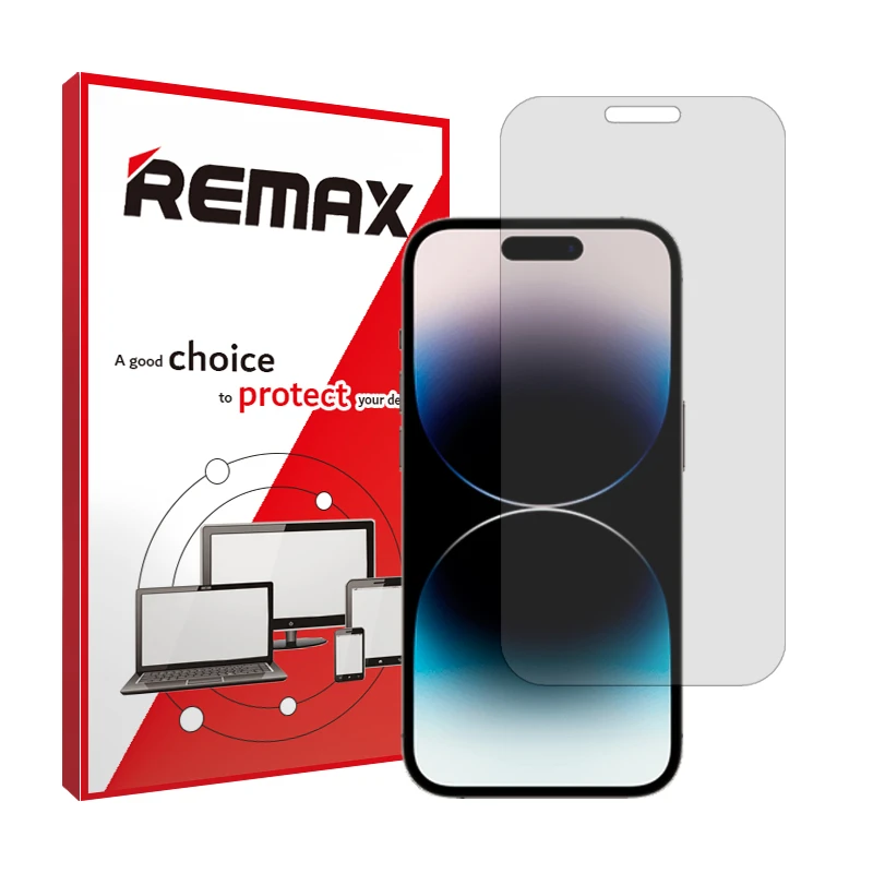 محافظ صفحه نمایش شفاف ریمکس مدل HyGEL مناسب برای گوشی موبایل اپل iPhone 14 Pro Max