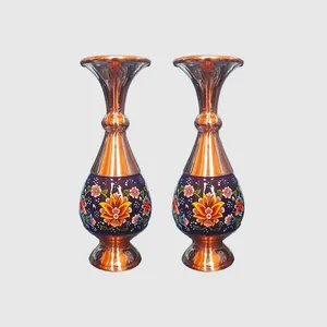 گلدان مسی مدل صراحی پرداز کد 16 بسته 2 عددی