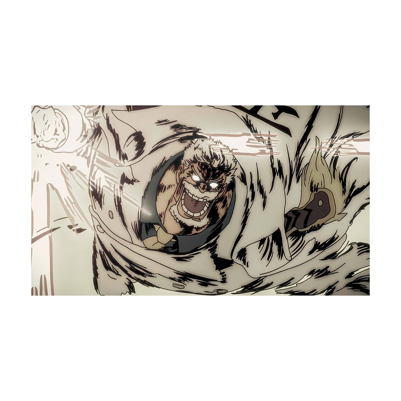 استیکر لپ تاپ و موبایل مدل انیمه طرح وان پیس مانکی دی گارپ One Piece Monkey D Garp کد 3682