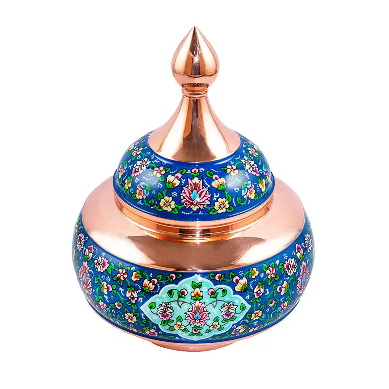 قندان آقاجانی مدل مس و پرداز کد P111