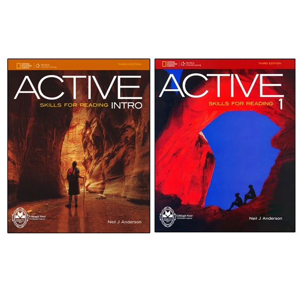 کتاب Active Skills For Reading اثر Neil J Anderson انتشارات اشتیاق نور 2 جلدی