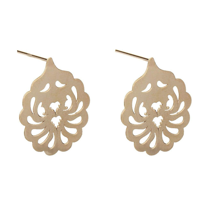 نیم ست طلا 18 عیار زنانه مدل قیراط کد GH6351