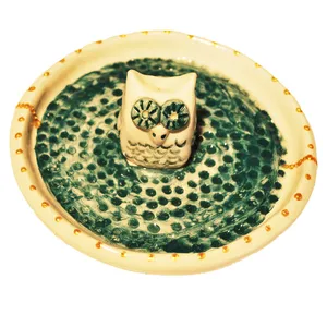 جا عودی سفالی طرح جغد کد01