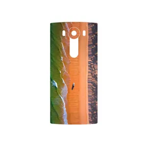 MAHOOT Beach and Green Sea Cover Sticker for LG V10