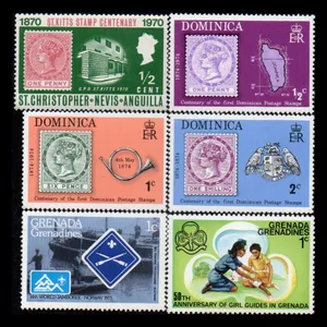 تمبر یادگاری مدل خارجی مجموعه 6 عددی 