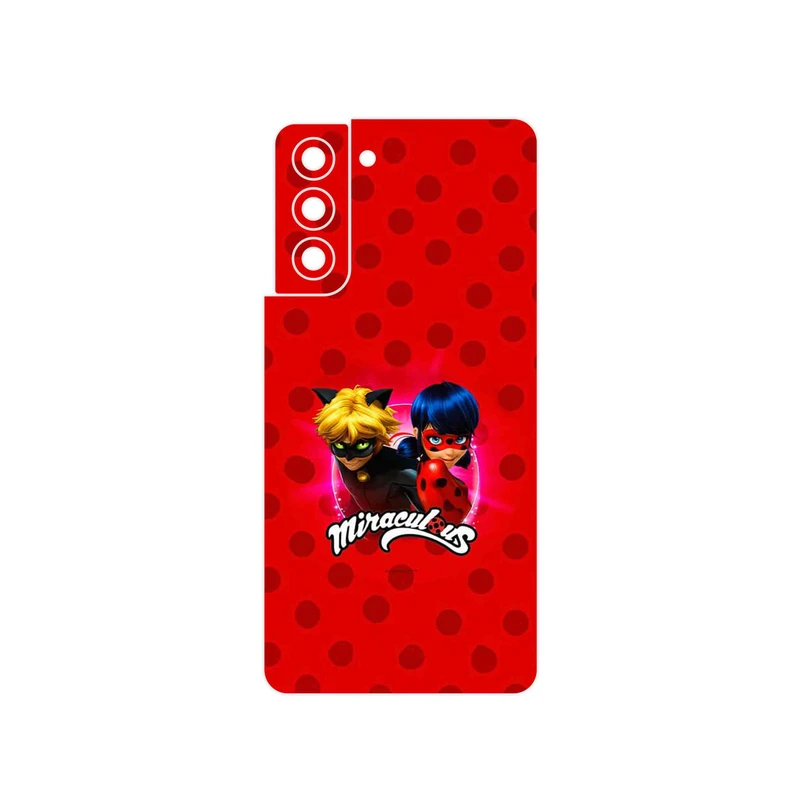 برچسب پوششی ماهوت مدل Ladybug and Cat Noir مناسب برای گوشی موبایل سامسونگ Galaxy S21 5G