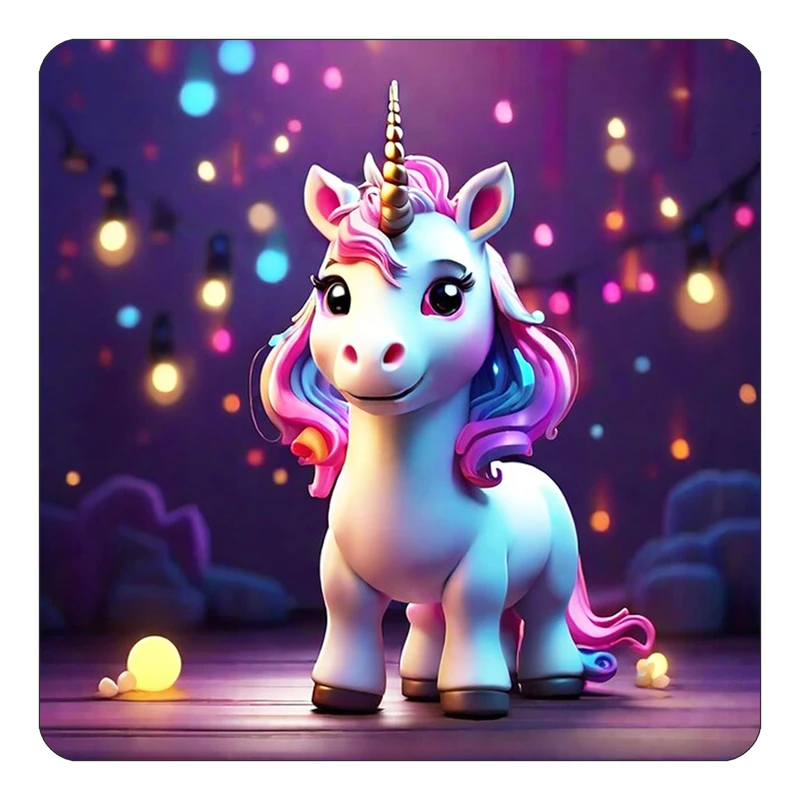 مگنت کاکتی طرح اسب تک شاخ و یونیکورن مدل mp30765