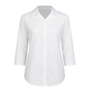 شومیز آستین سه ربع یقه انگلیسی زنانه مدل مارال