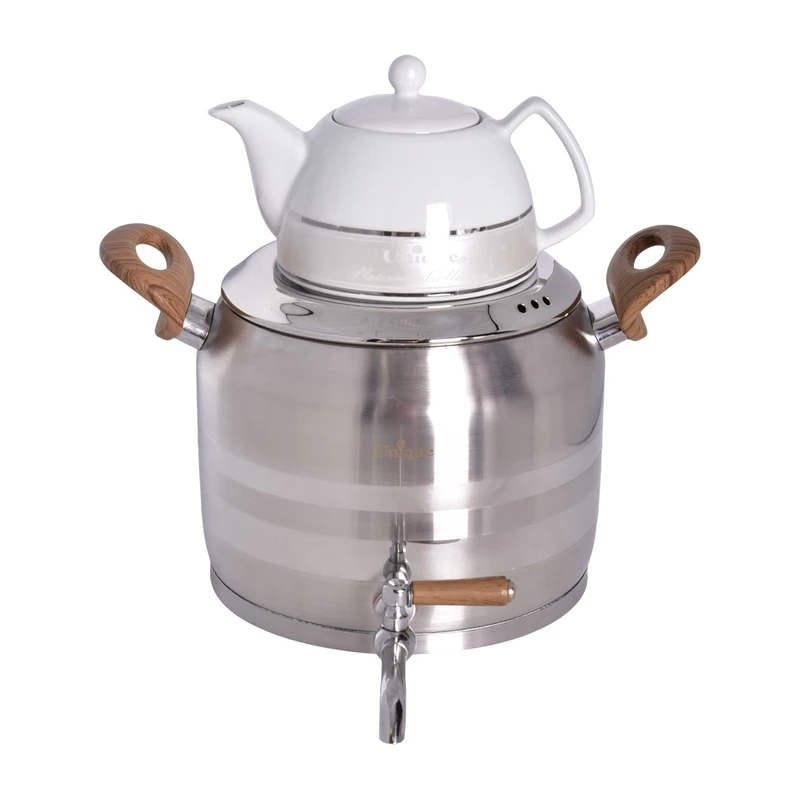 ست کتری و قوری یونیک کد 2 - 7295 گنجایش کتری 5 لیتر گنجایش قوری 1 لیتر