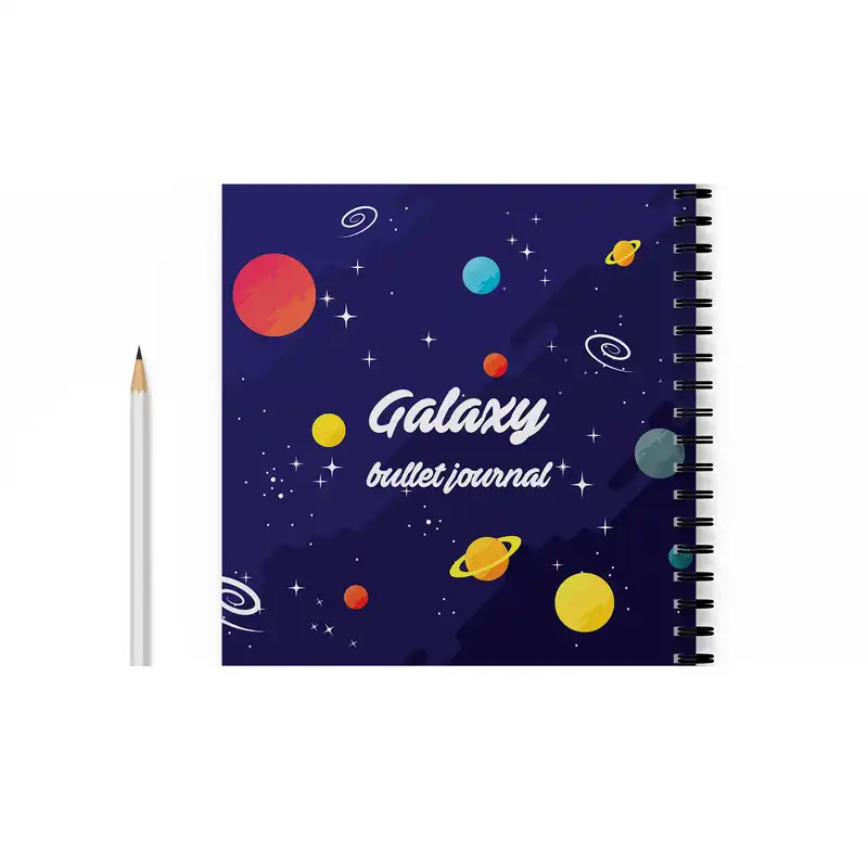 دفتر سپهر طرح سیاره مدل بولت ژورنال نقطه ای